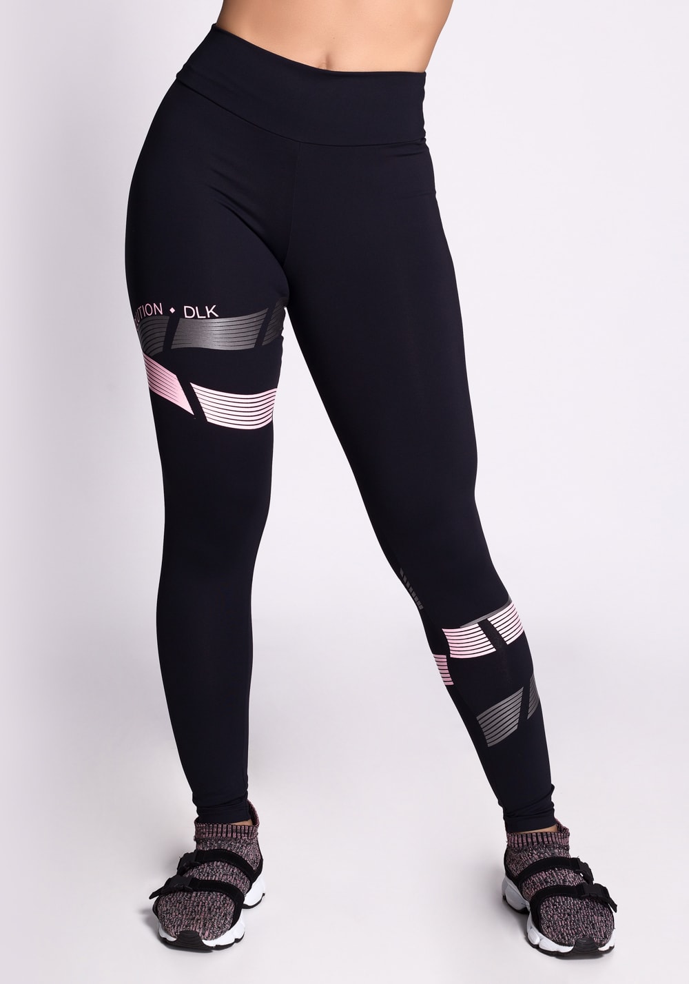 Calça legging preta silk evolution