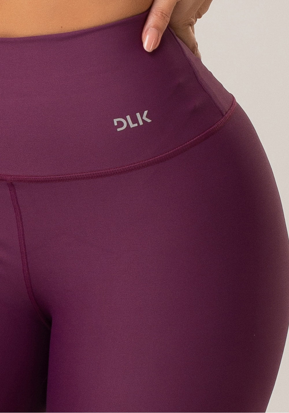 Calça legging vinho cintura alta básica