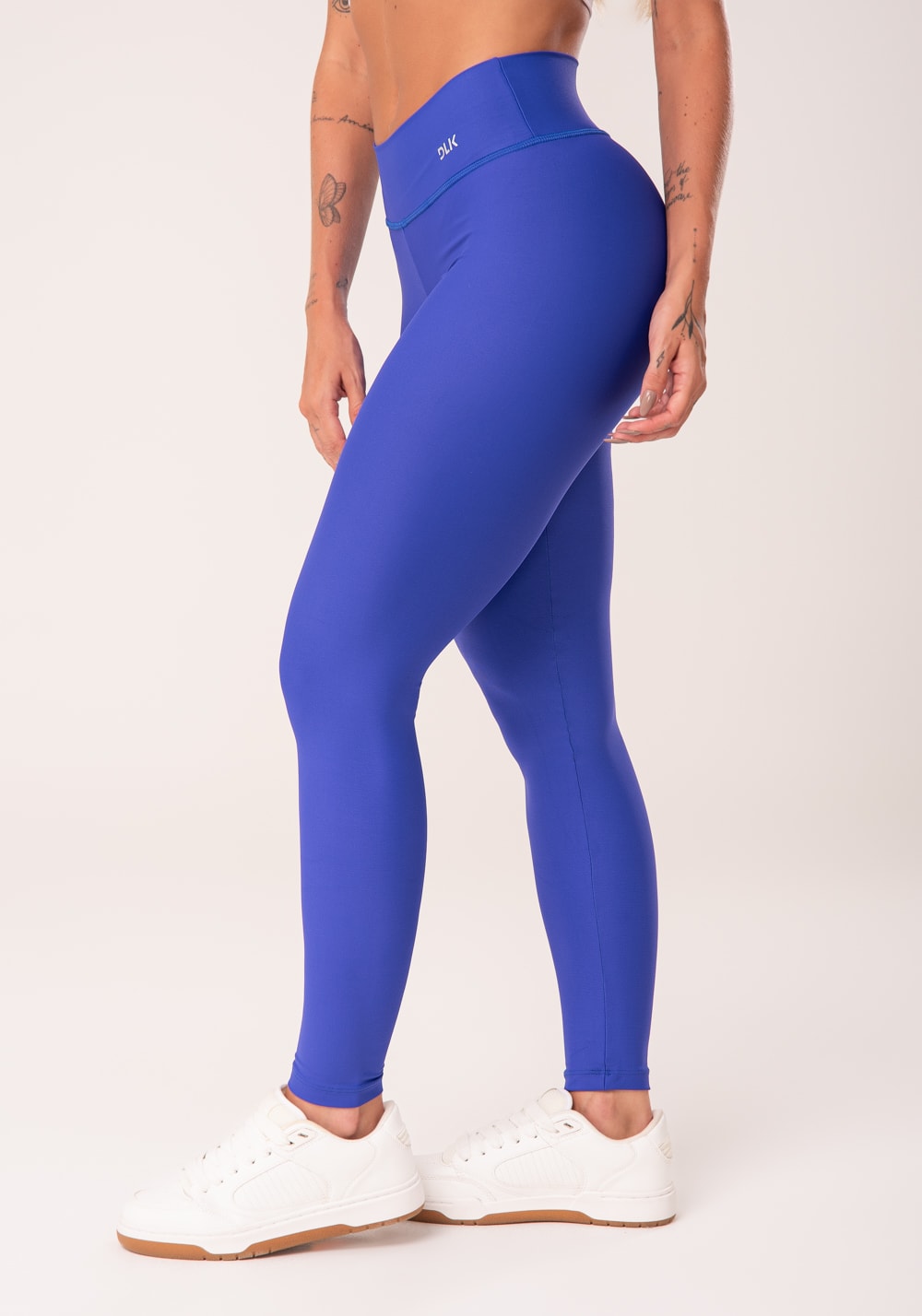 Calça legging azul royal básica