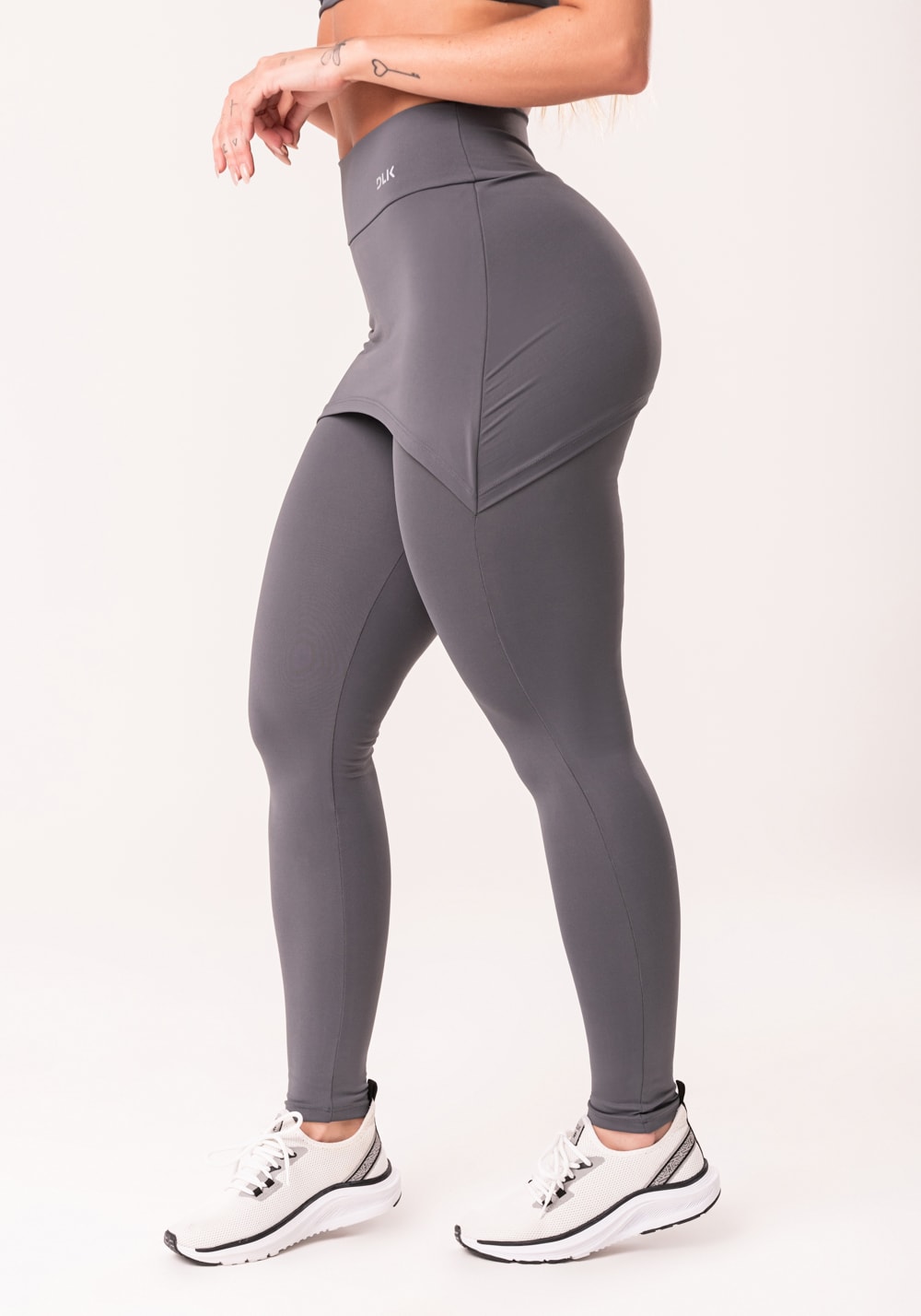 Calça legging grafite com tapa bumbum básica