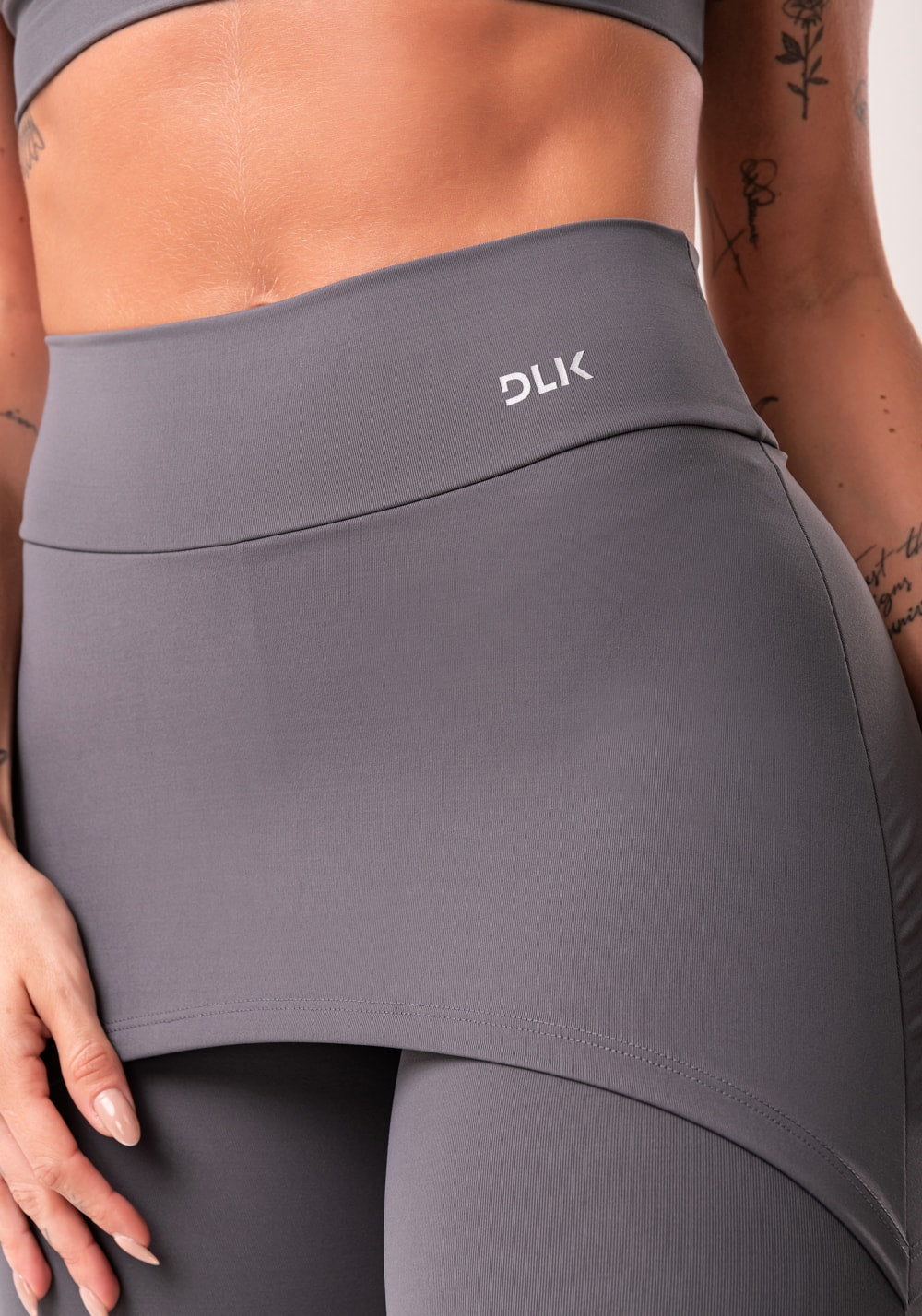 Calça legging grafite com tapa bumbum básica