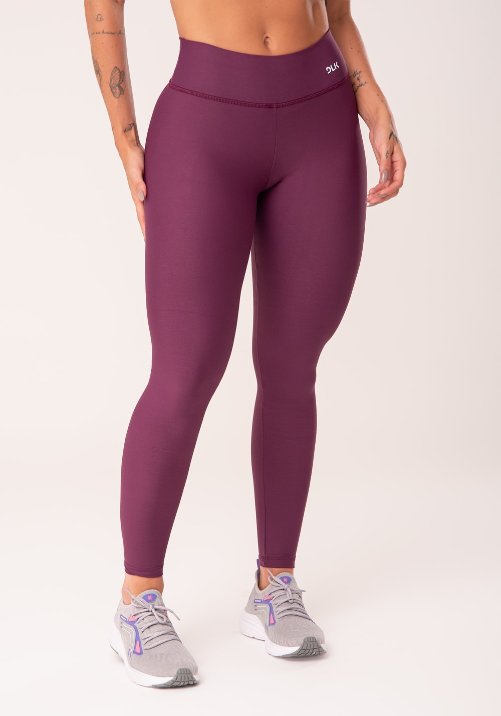 Calça legging vinho básica