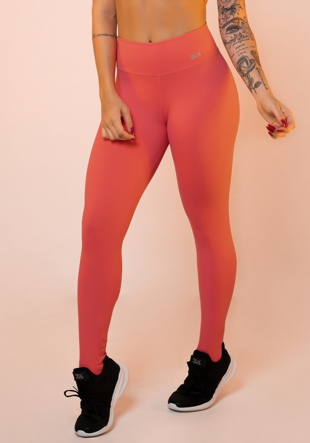 Calça legging coral básica