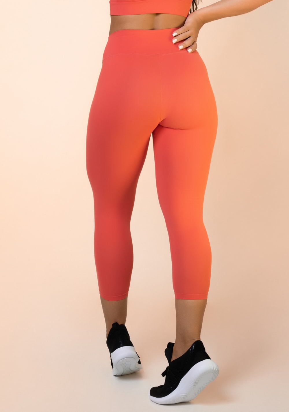Calça corsário coral básica