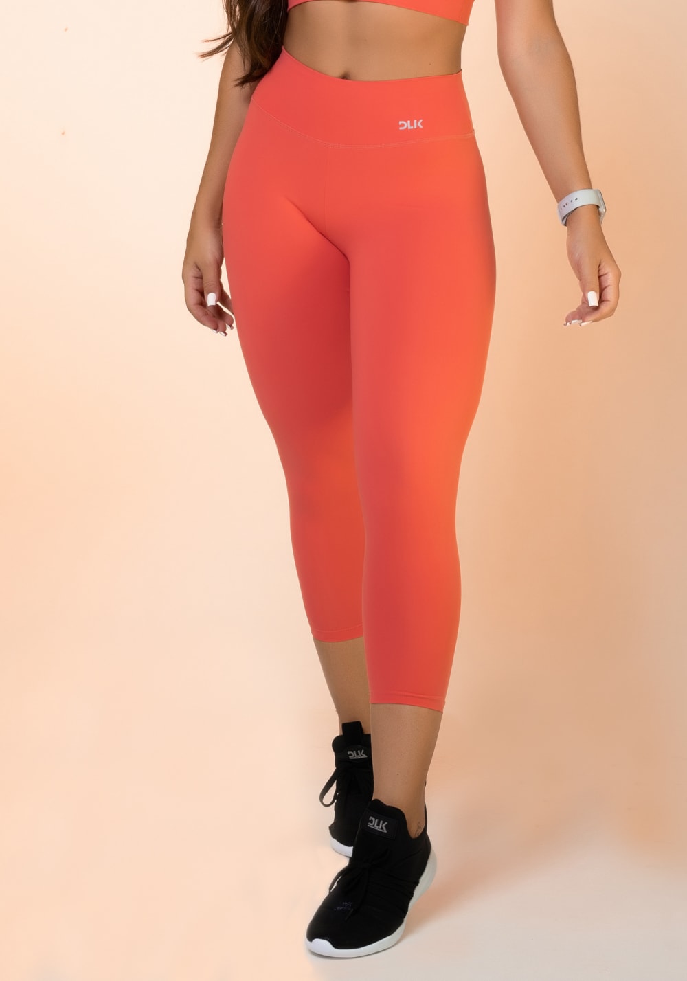 Calça corsário coral básica