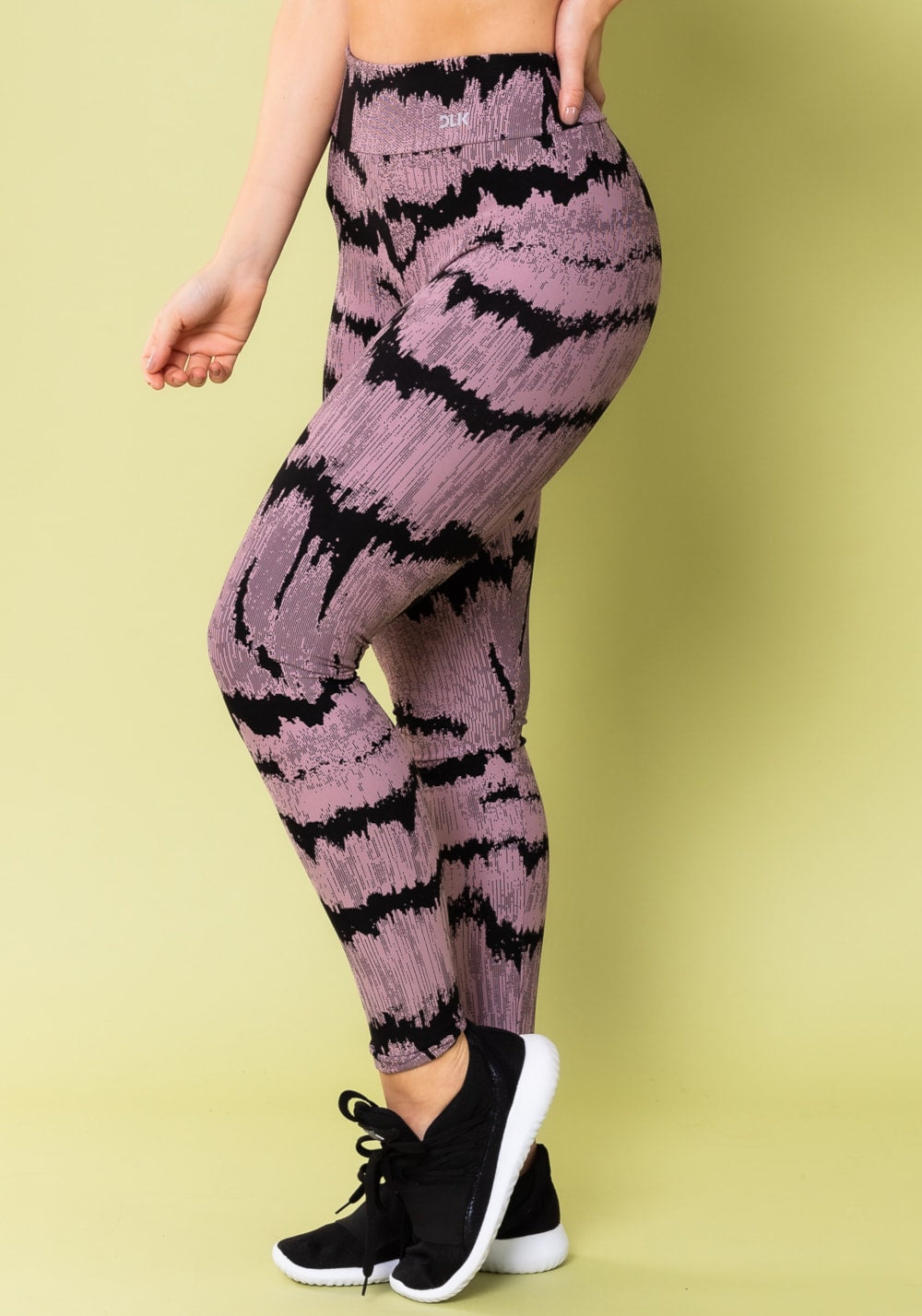 Calça legging energy estampada frequência lilás