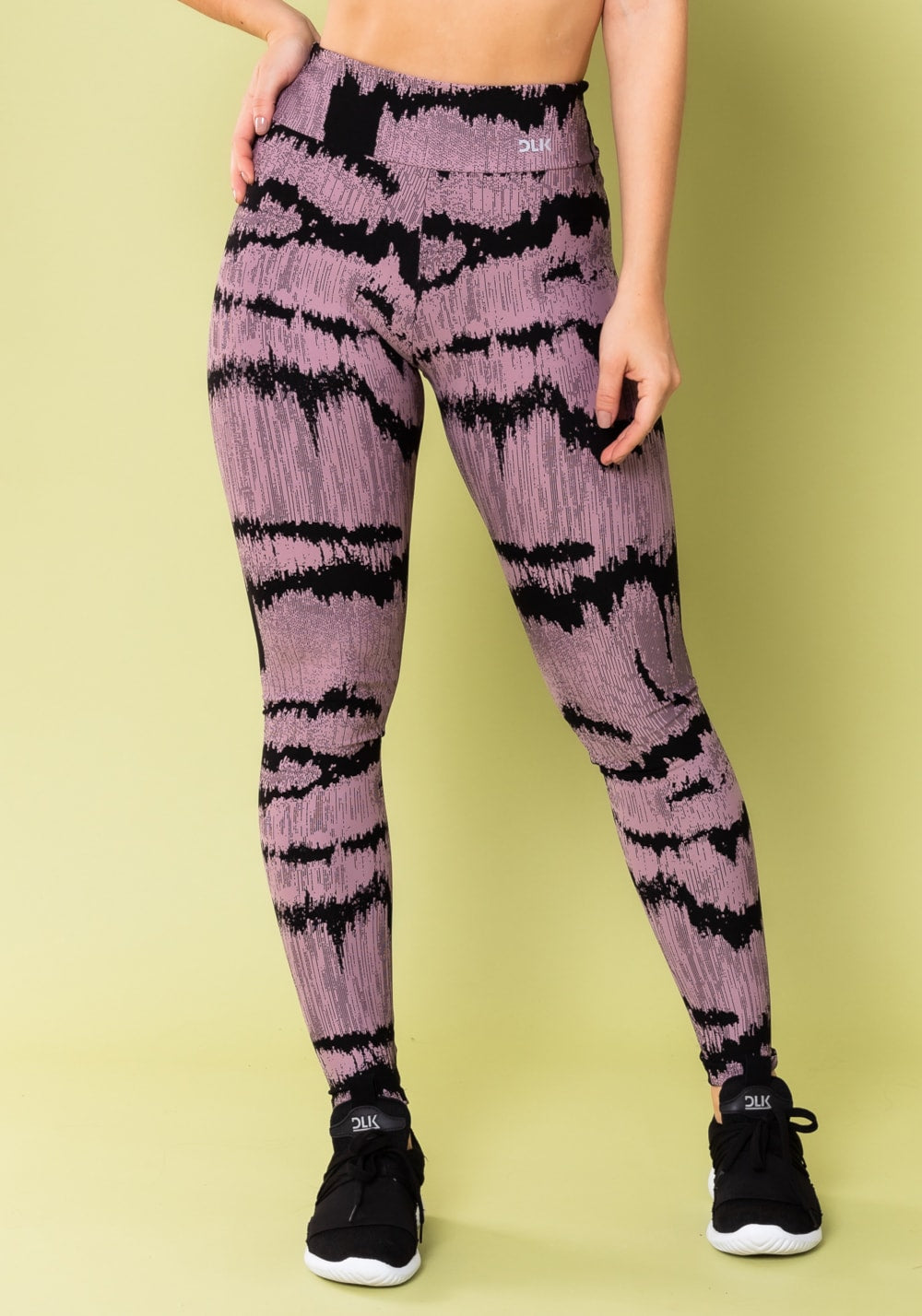 Calça legging energy estampada frequência lilás