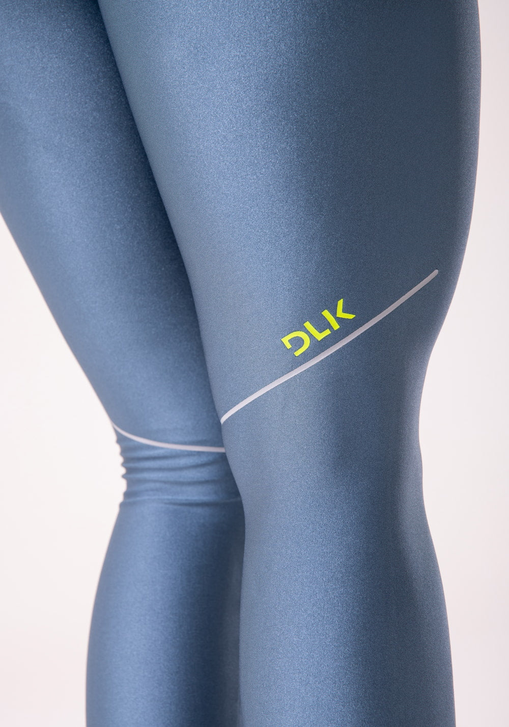 Calça legging happiness com cadarço azul marinho