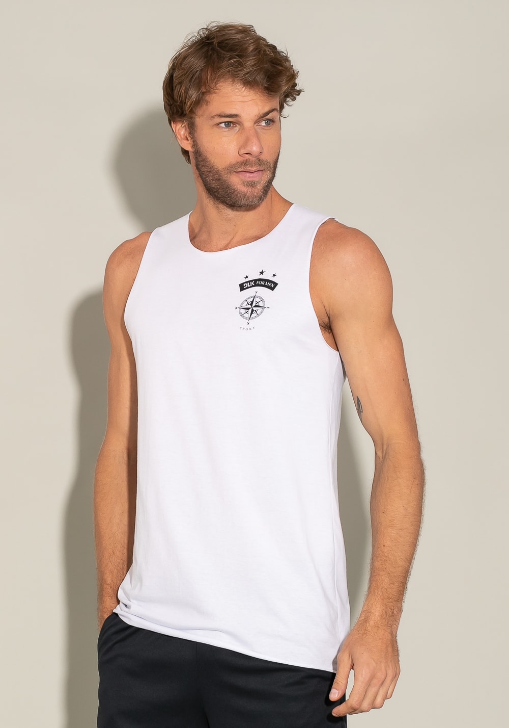 Regata cavada for men take it easy branca
