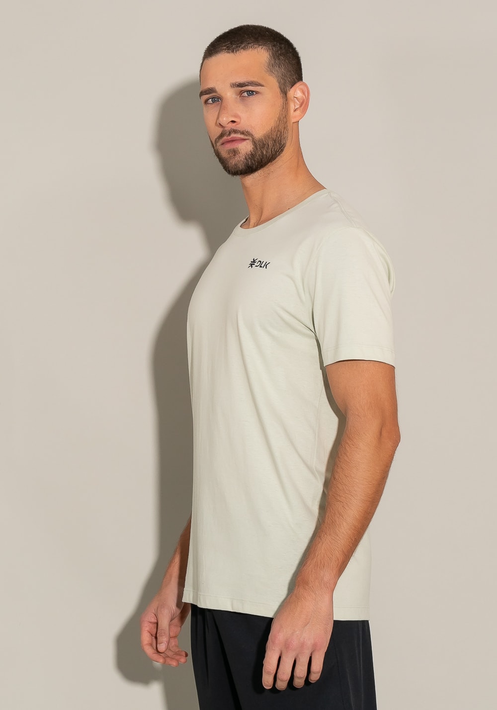 Camiseta manga curta for men enjoy the vibe areia