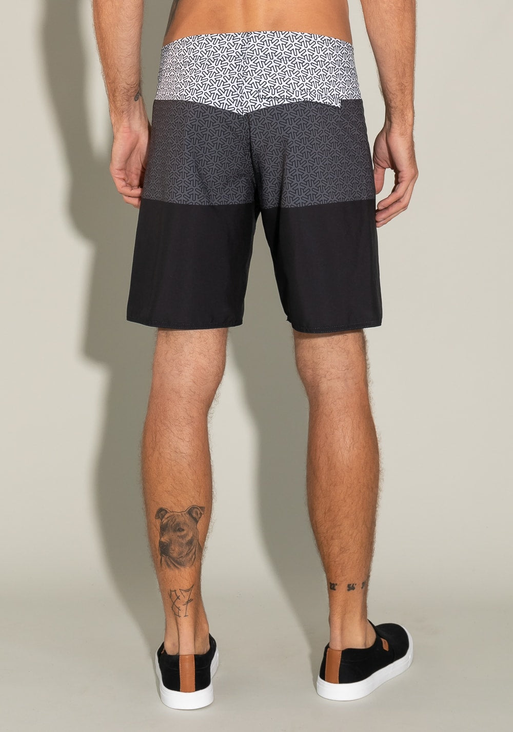 Bermuda for men fechamento em velcro mosaico