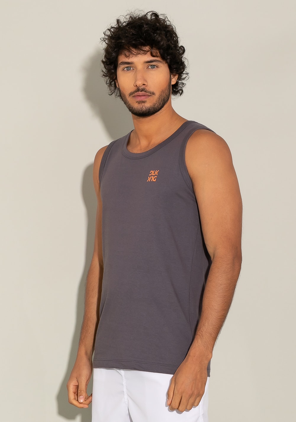 Regata for men espelhado cinza