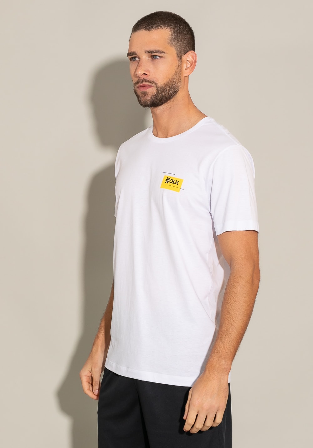 Camiseta manga curta for men fight for everything branca