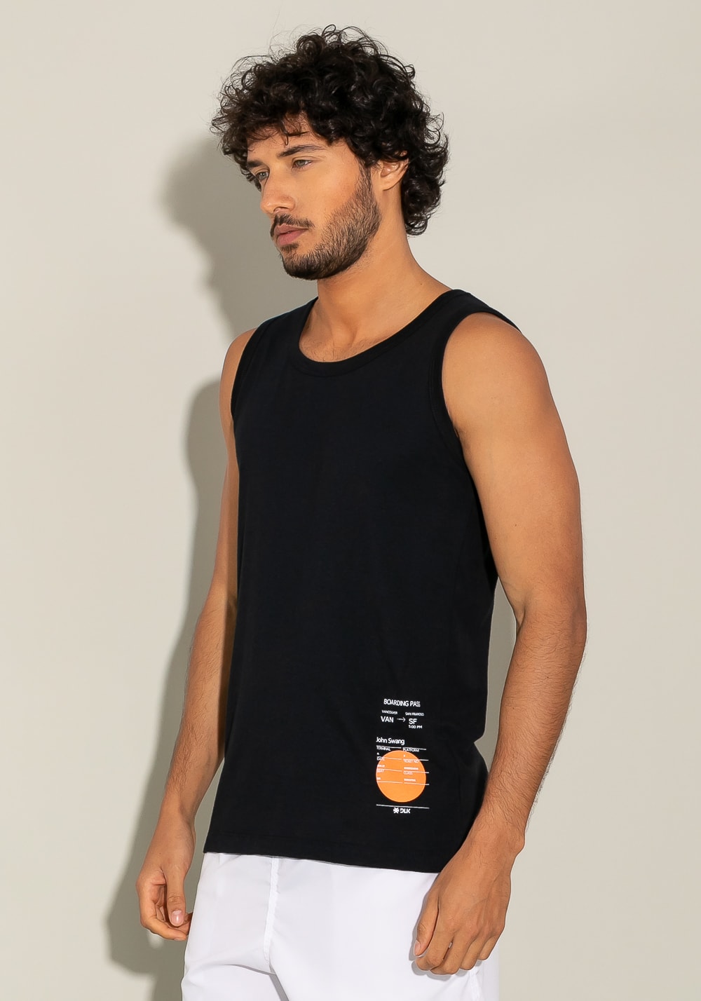 Regata for men boarding pass preta