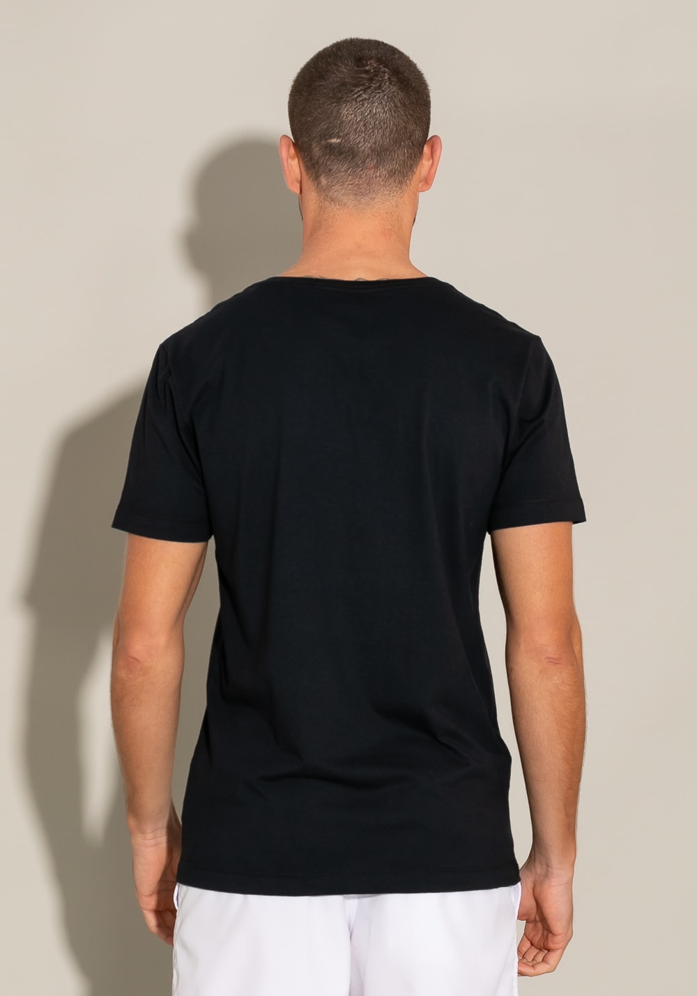 Camiseta manga curta for men motivation preta