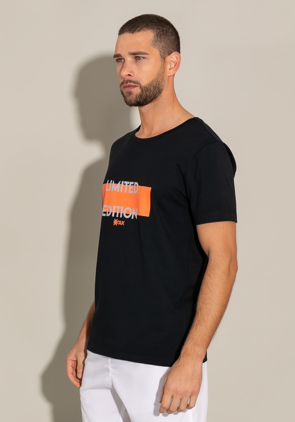 Camiseta manga curta for men motivation preta