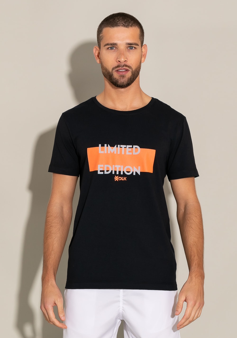 Camiseta manga curta for men motivation preta