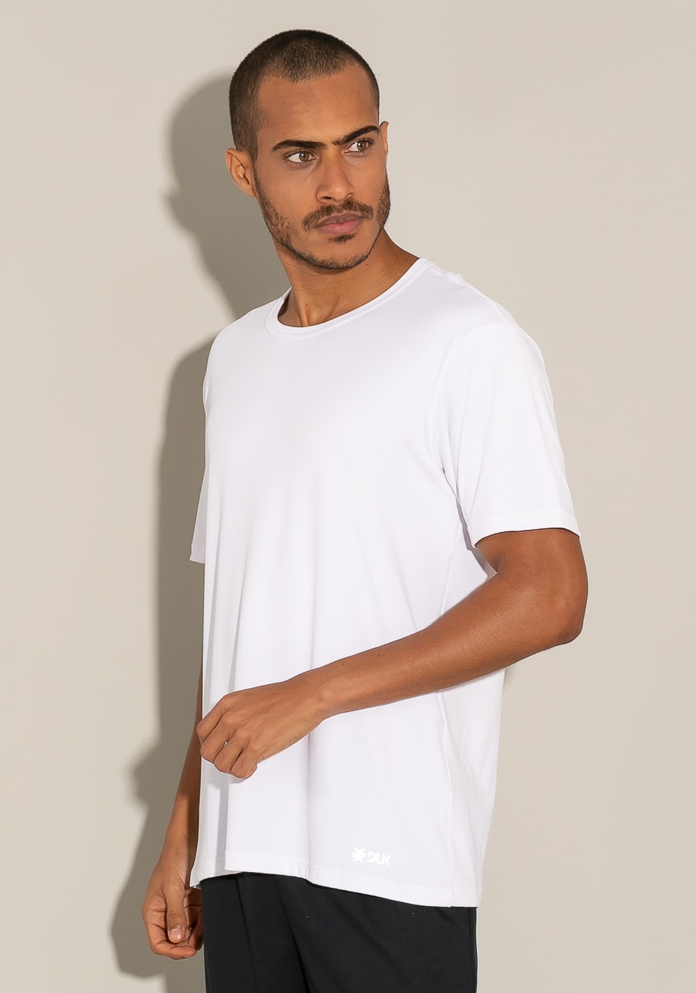 Camiseta poliamida manga curta for men branco