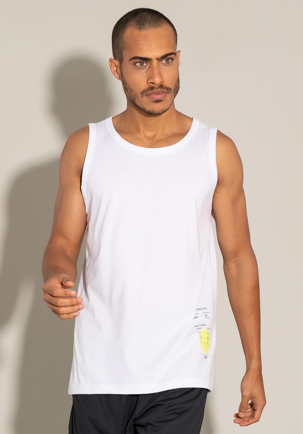 Regata for men boarding pass branca