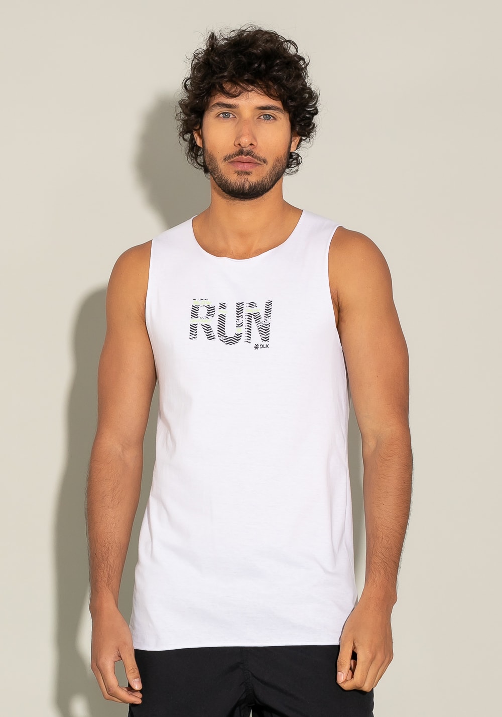 Regata cavada for men run branco