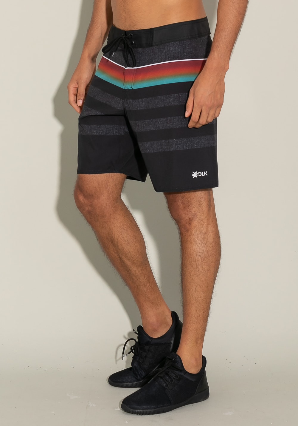 Bermuda for men bolso lateral linhas horizontais