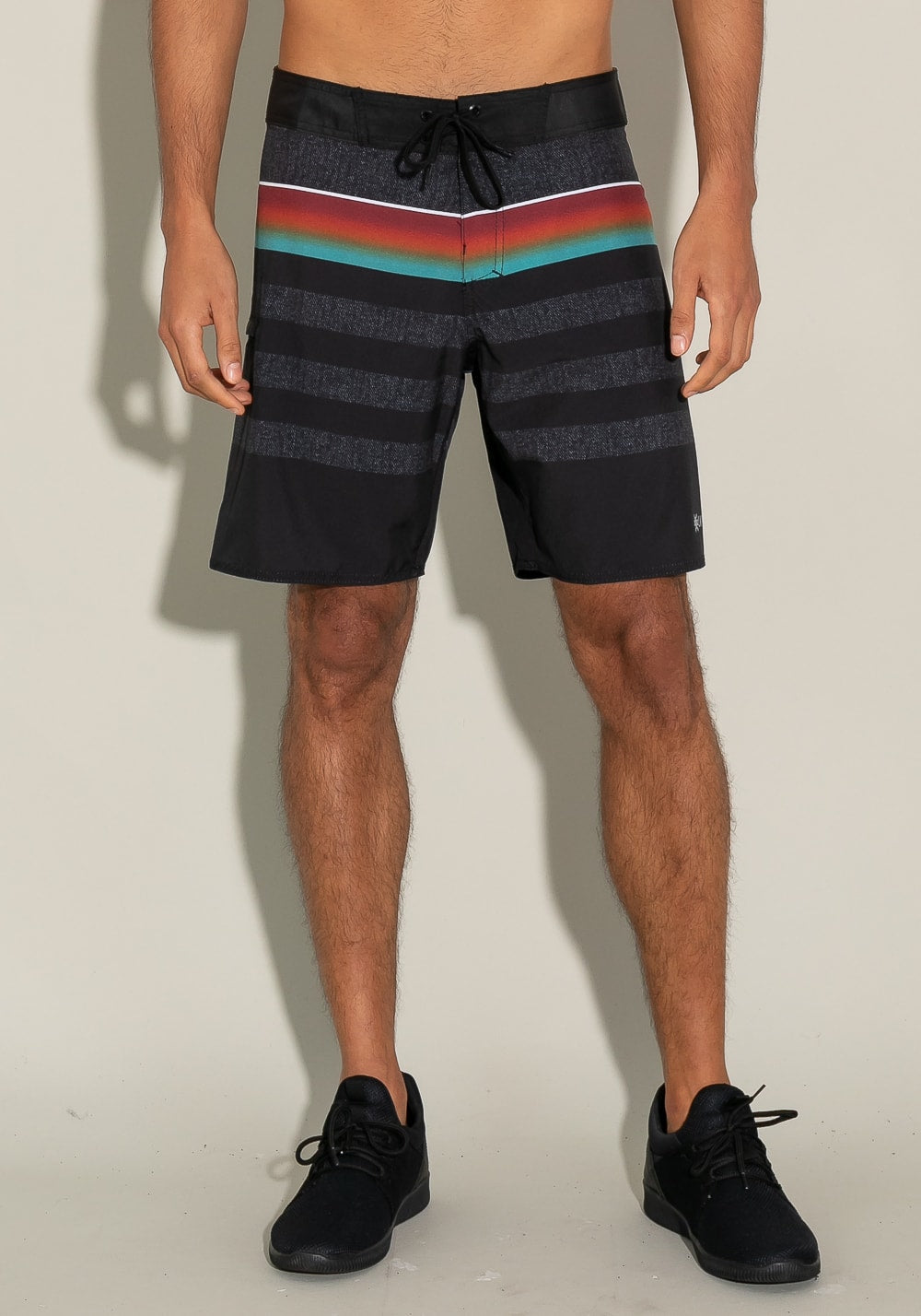 Bermuda for men bolso lateral linhas horizontais