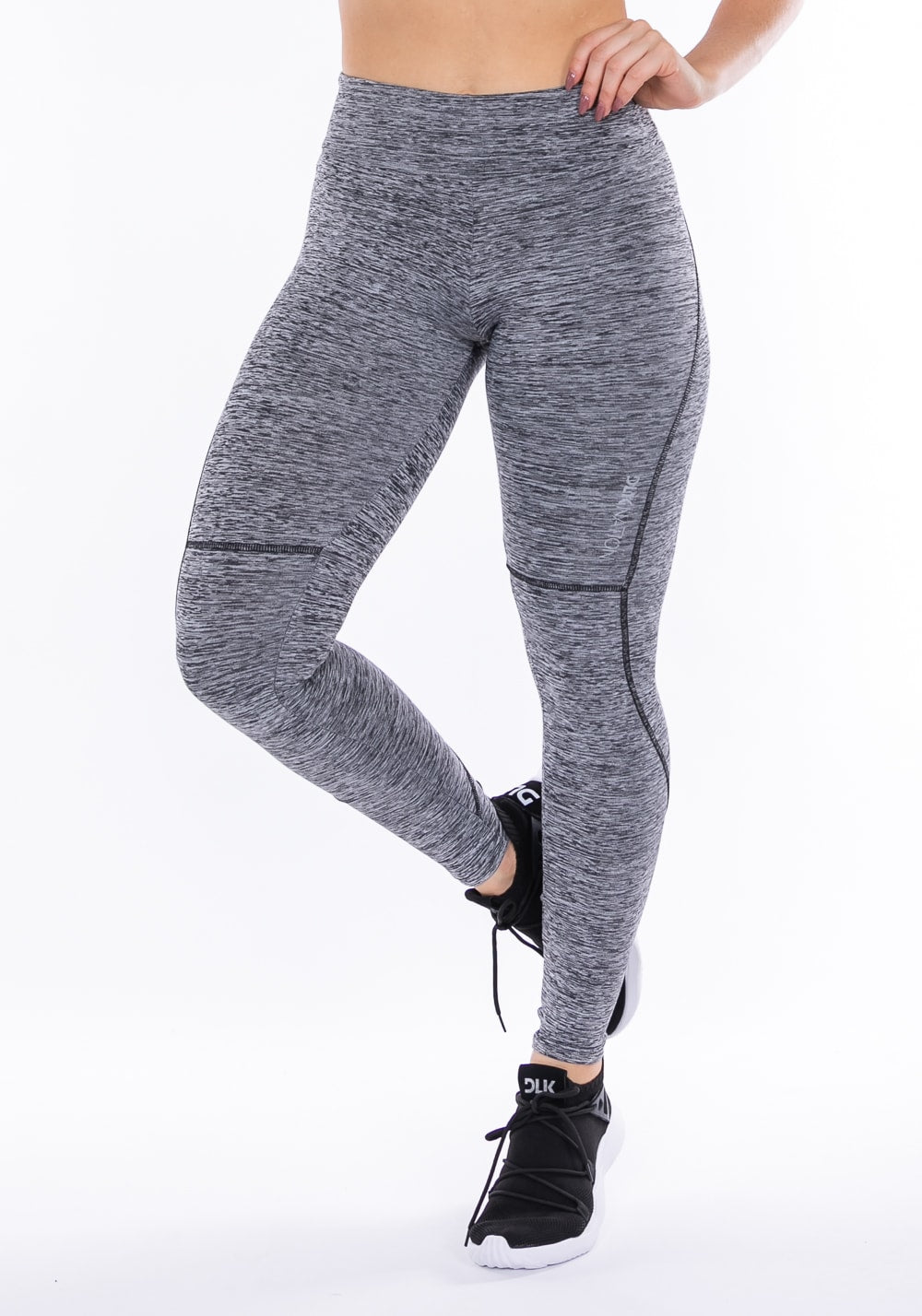 Calça legging nation com cortes mescla