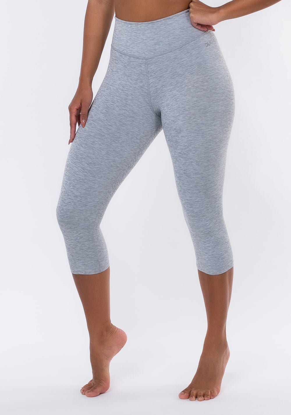 Calça corsário nation com bolso no cós cinza