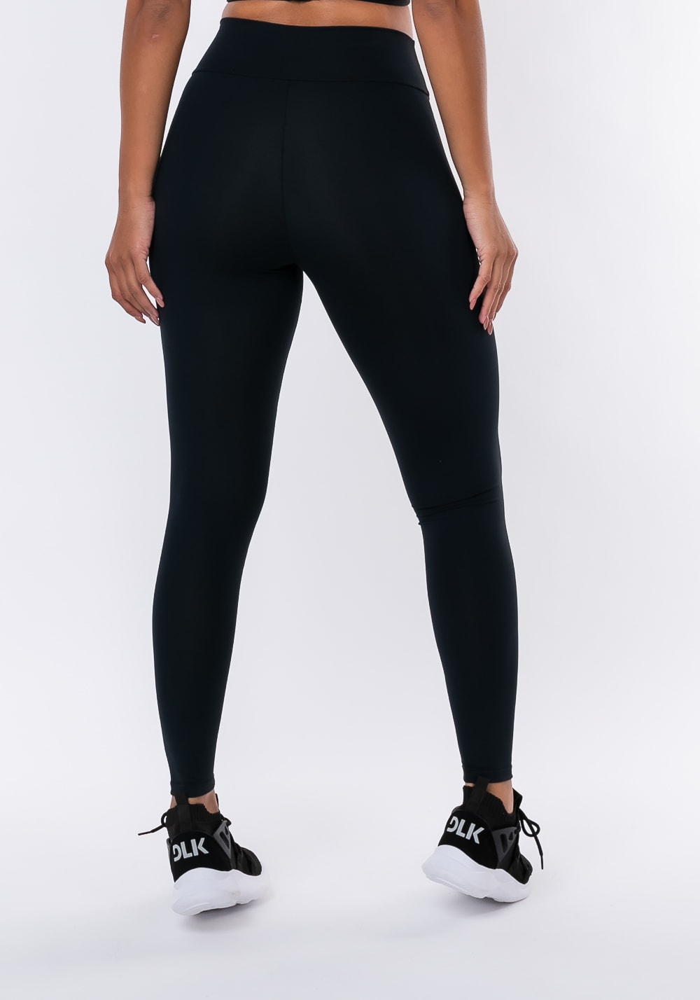 Calça legging nation com cadarço e silk preto