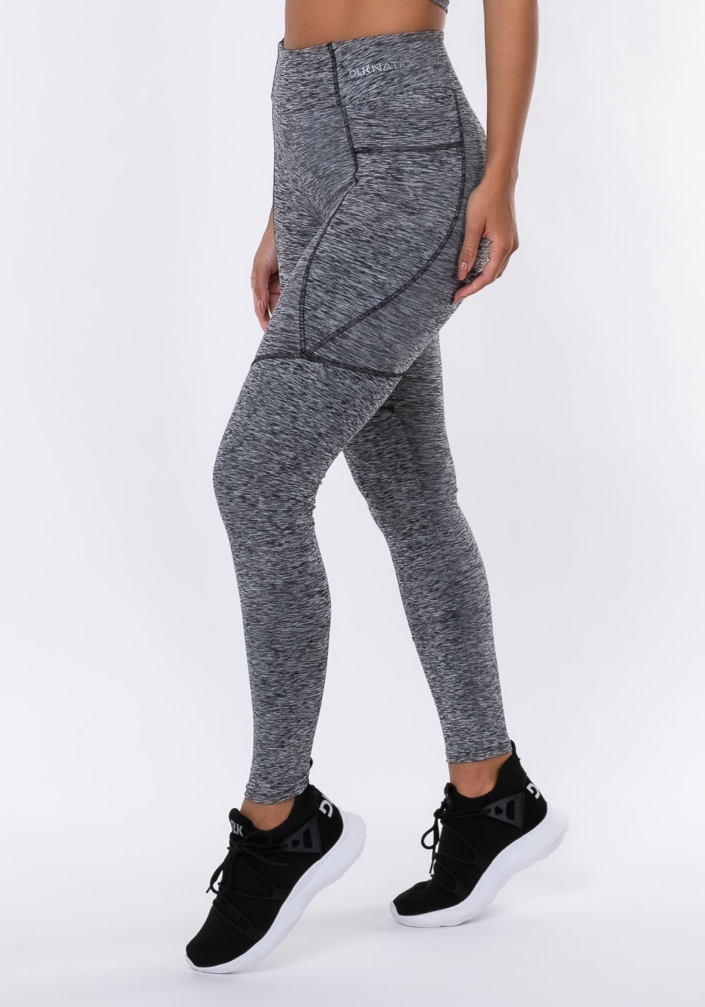 Calça legging nation com bolso lateral mescla
