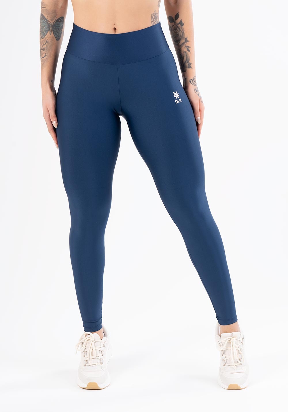Calça legging equilibrium azul marinho