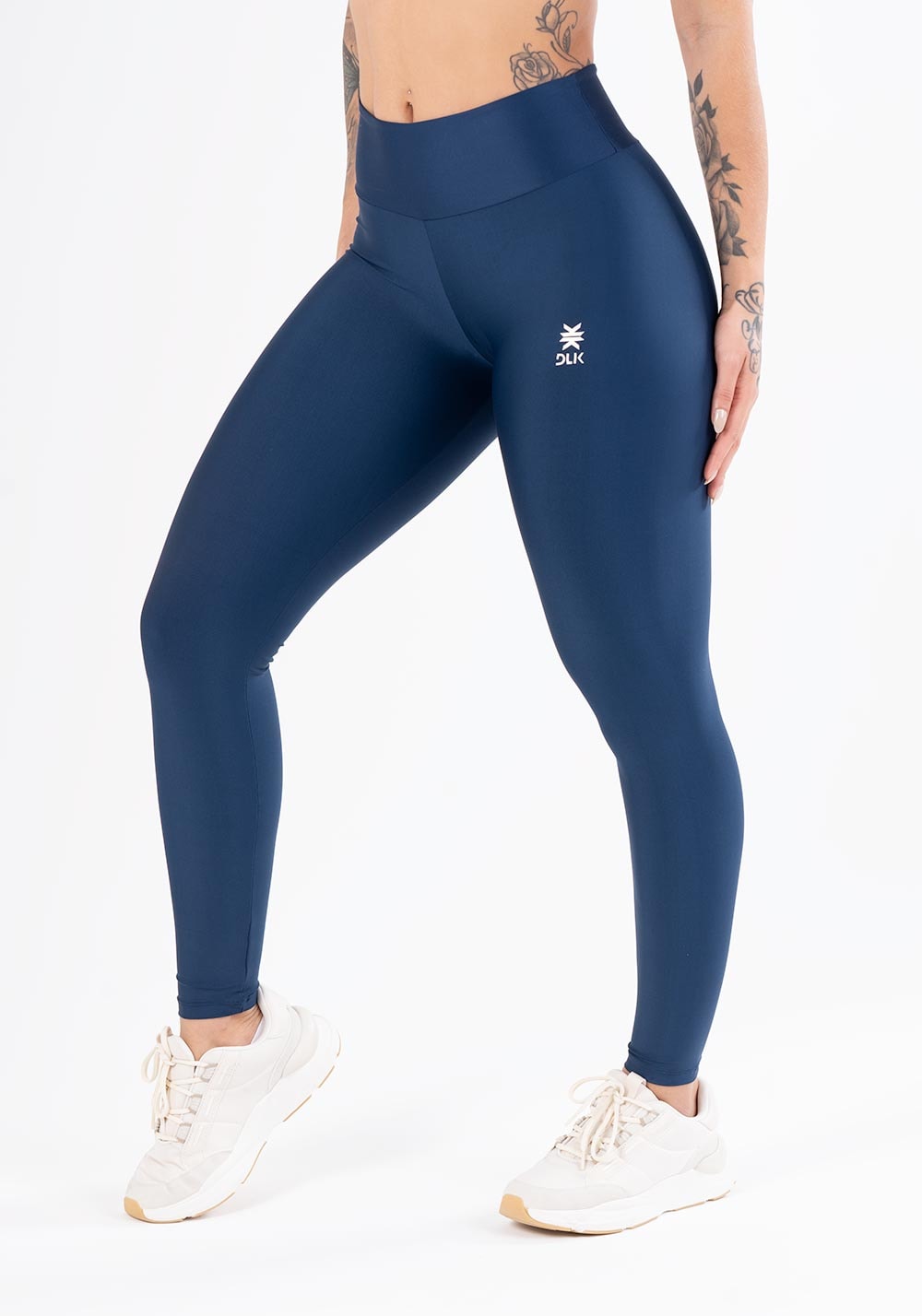 Calça legging equilibrium azul marinho