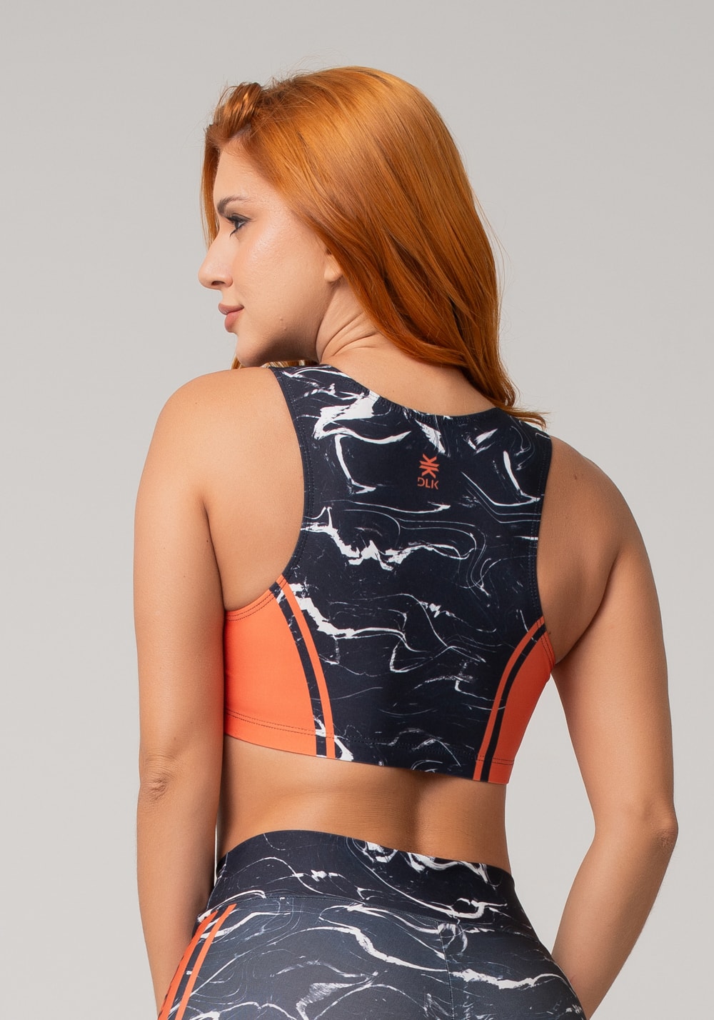 Top printed estampado marmorizado