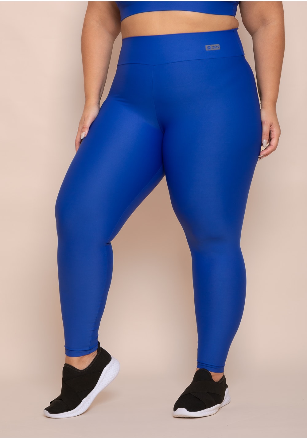 Legging fitness feminina azul action