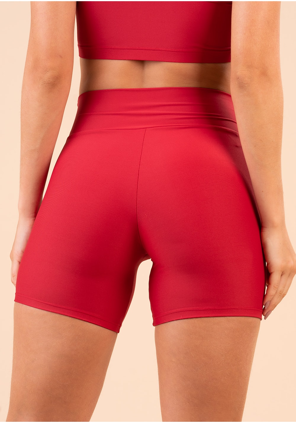 Short fitness vermelho action