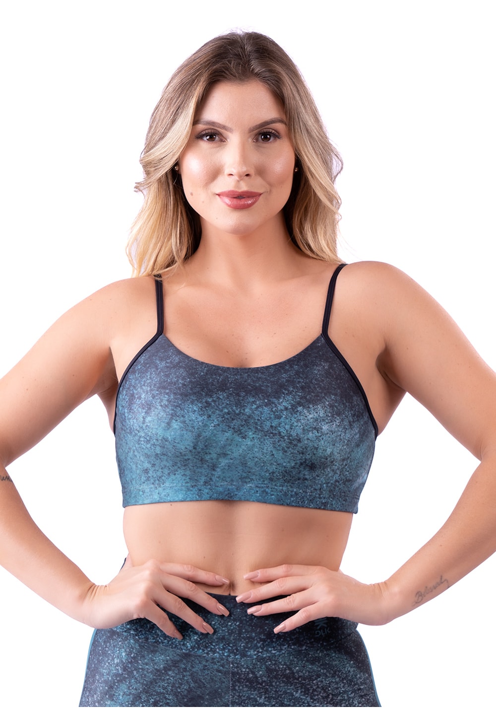 Top fitness feminino com bojo new printed estampado butterfly wing