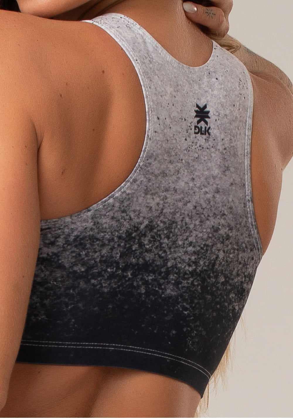 Top fitness feminino nadador new printed estampado placement