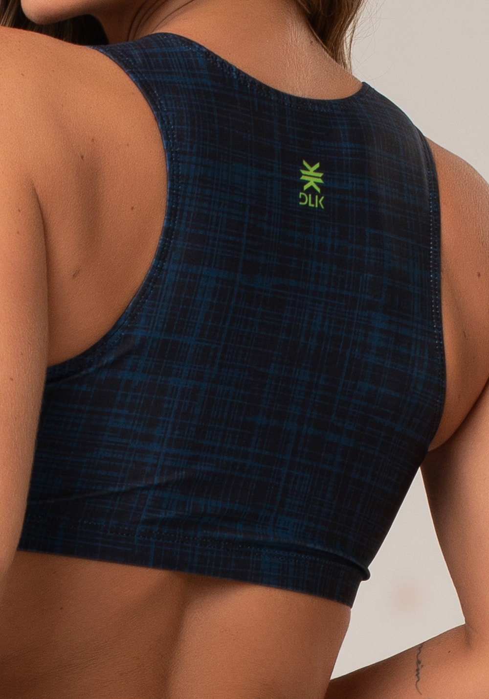 Top fitness feminino new printed estampado mix geo neon