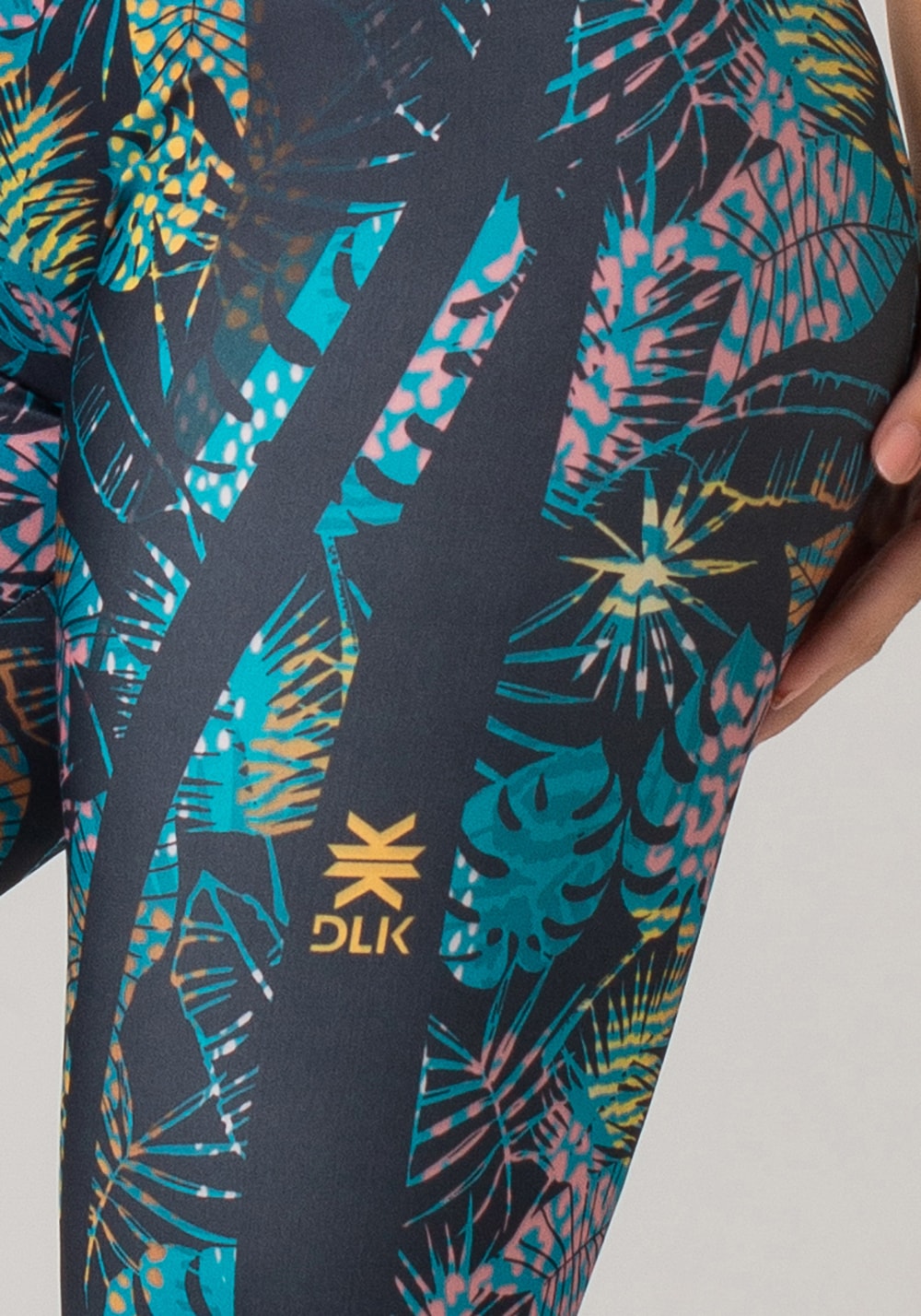 Legging fitness feminina new printed estampada folhagem onça