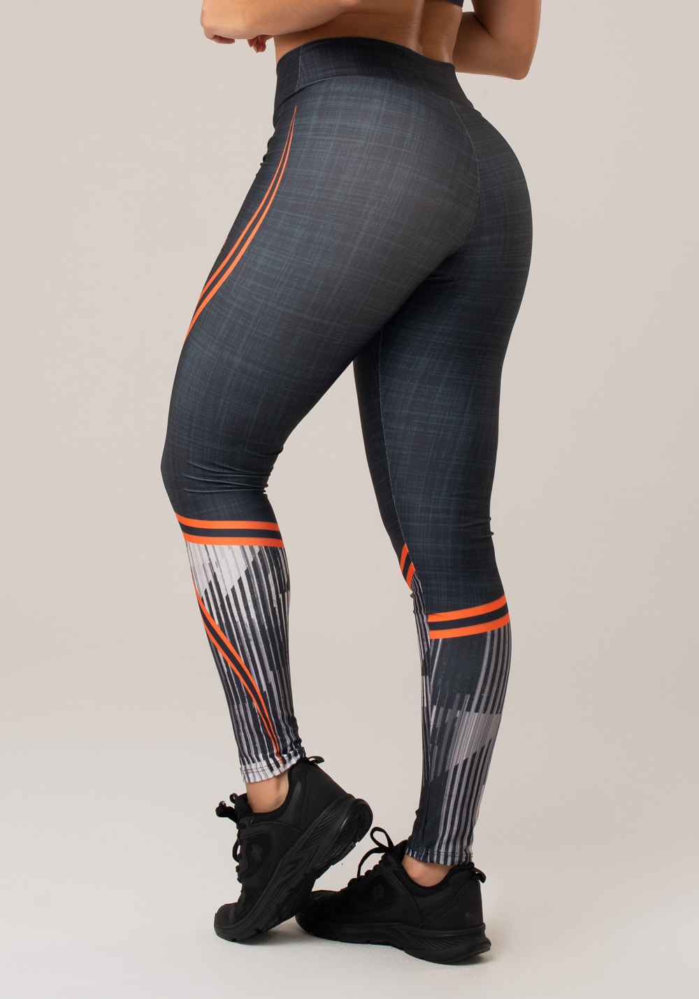 Legging fitness feminina new printed estampada mix geo