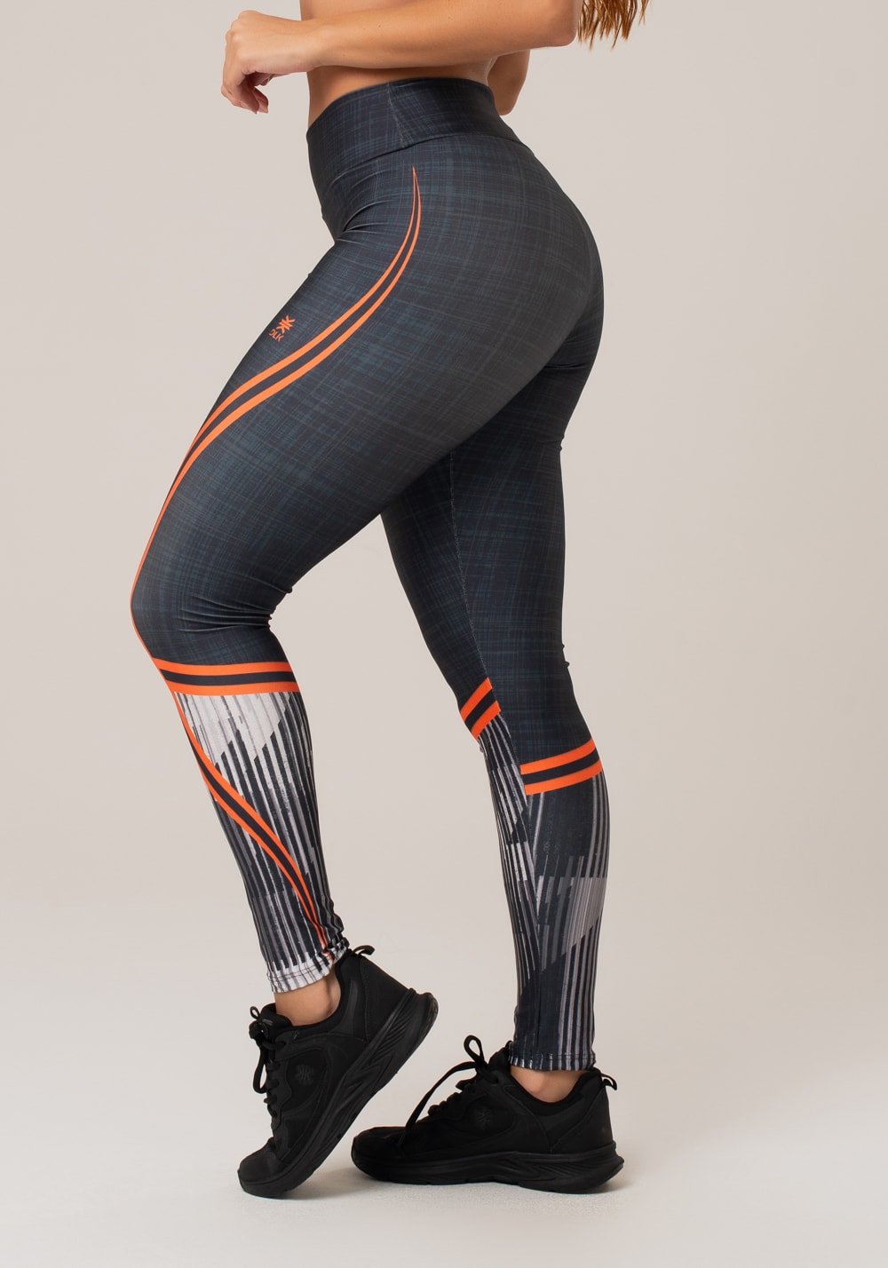 Legging fitness feminina new printed estampada mix geo
