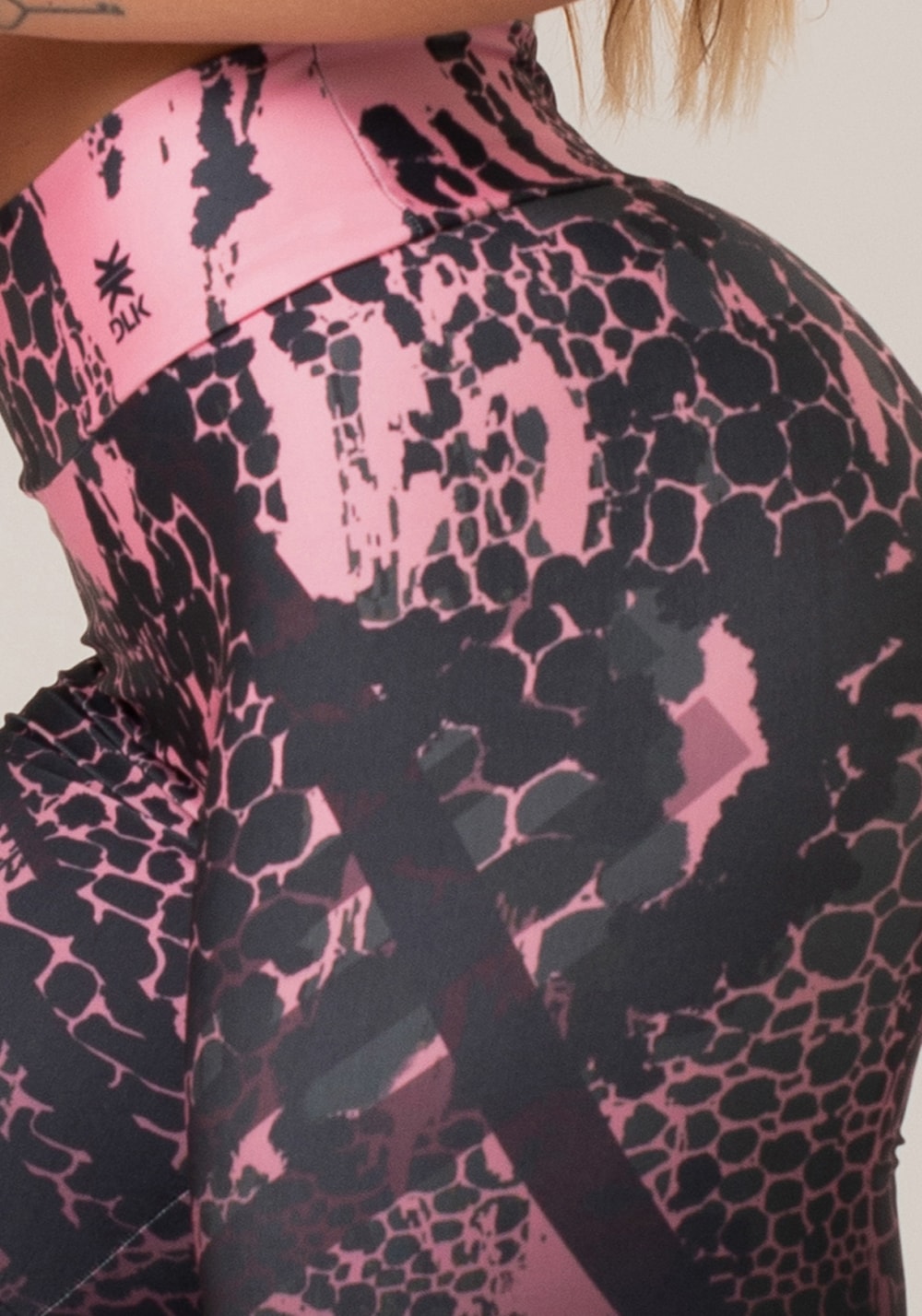 Bermuda fitness feminina new printed estampada degradê cobra