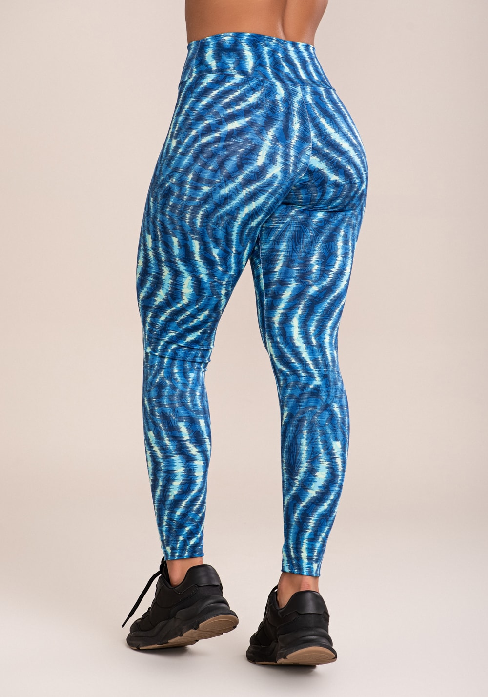 Legging fitness feminina euphoria estampa animal blurred