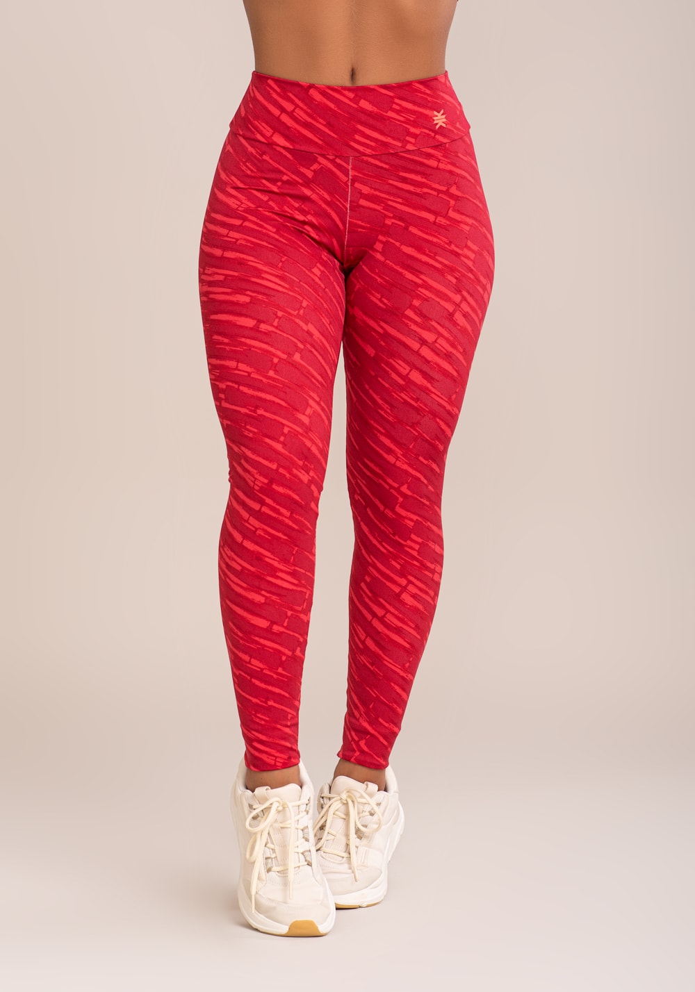 Legging fitness feminina euphoria estampa brush pink