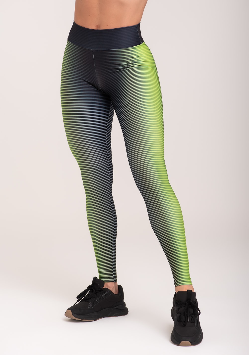 Legging fitness feminina estampada win neon printed