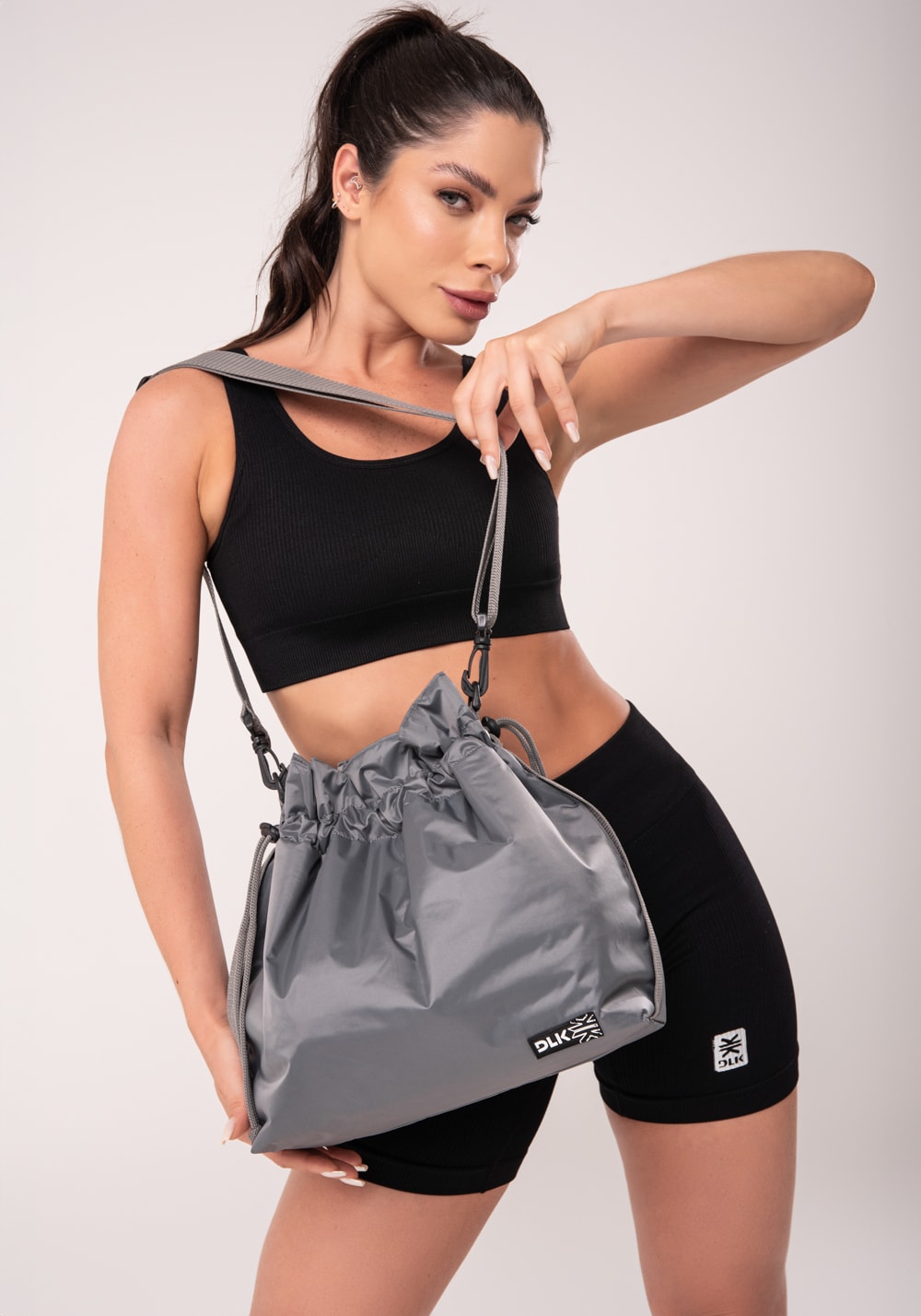 Bolsa bucket grafite
