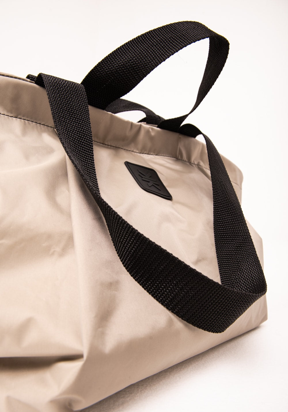 Bolsa shopping bag bege