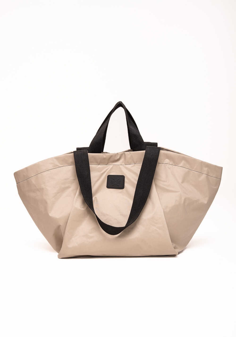 Bolsa shopping bag bege
