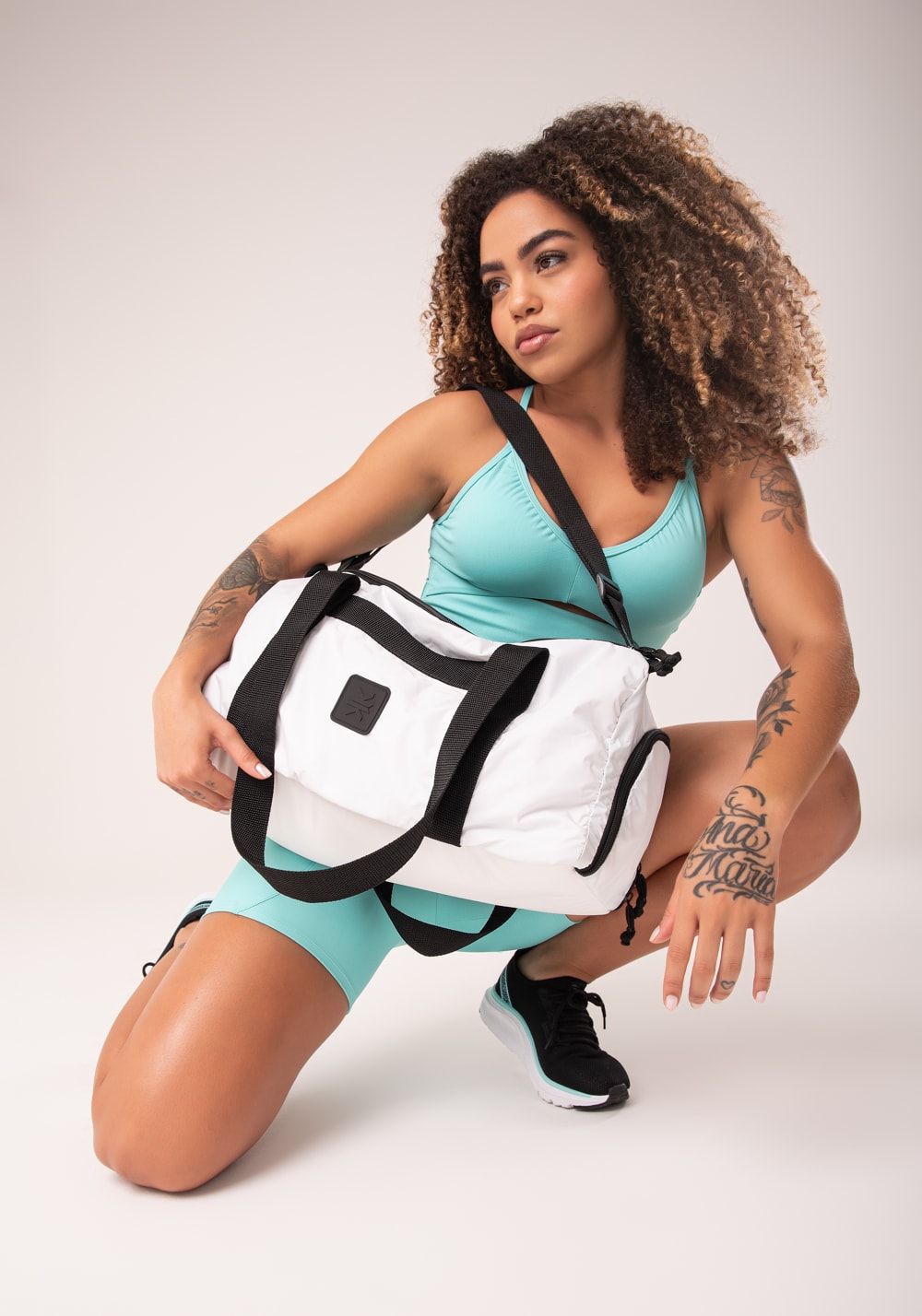 Bolsa porta tênis branco