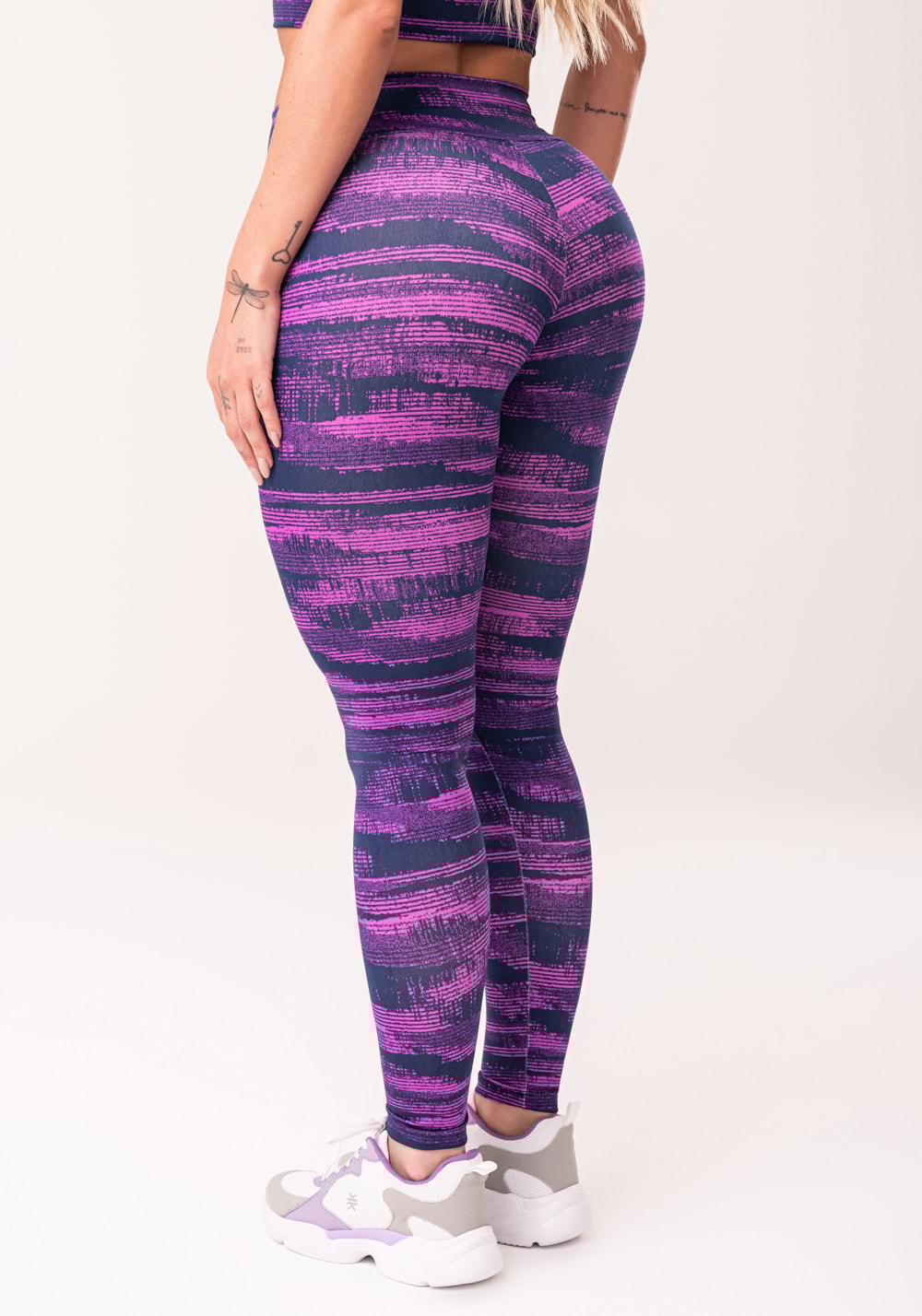 Legging fitness feminina pink estampada disruption euphoria